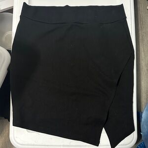 Forever 21 Black Asymmetrical Skirt